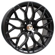 Alu kola Racing Line B5812, 17x7.5 5x108 ET40, černá + leštění