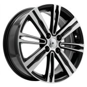 Alu kola Racing Line B5834, 15x6 4x100 ET48, černá + leštění