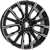 Alu kola Racing Line B5836, 19x8.5 5x120 ET25, černá + leštění