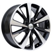 Alu kola Racing Line B5869, 18x7.5 5x112 ET46, černá + leštění