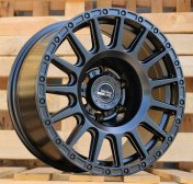 Alu kola Racing Line B5877, 17x8 6x139.7 ET15, černá matná (zátěžová)