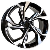 Alu kola Racing Line B5893, 18x8 5x112 ET40, černá + leštění