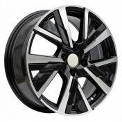 Alu kola Racing Line B5906, 17x7 5x108 ET44, černá + leštění