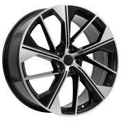 Alu kola Racing Line B5907, 20x8.5 5x112 ET34, černá + leštění