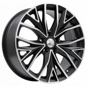 Alu kola Racing Line B5922, 19x8 5x112 ET49, černá matná + leštění