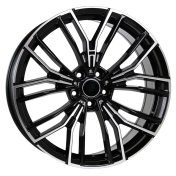 Alu kola Racing Line B5964, 20x9.5 5x112 ET37, černá + leštění