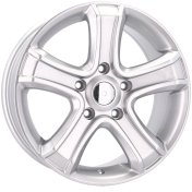 Alu kola Racing Line BK258, 17x7.5 5x130 ET55, stříbrná