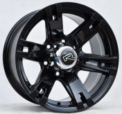 Alu kola Racing Line BK311, 15x8 5x139.7 ET1, černá lesklá