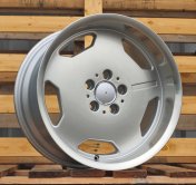Alu kola Racing Line BK632, 17x7.5 5x112 ET35, stříbrná + leštěný límec