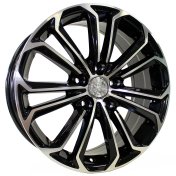 Alu kola Racing Line BK667, 17x7 5x114.3 ET45, černá + leštění