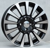 Alu kola Racing Line BK743, 15x6 4x98 ET35, černá + leštění