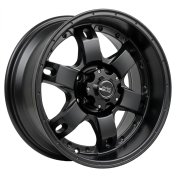 Alu kola Racing Line BK749, 16x8 5x114.3 ET-10, černá matná