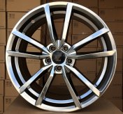 Alu kola Racing Line BK864, 19x8 5x112 ET42, šedivá
