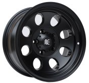 Alu kola Racing Line BY997, 16x10 5x127 ET-48, černá matná (zátěžová)