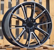 Alu kola Racing Line CQRGW1058, 21x9.5 5x130 ET61, černá + leštění (zátěžová)