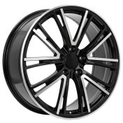 Alu kola Racing Line CQRGW1058, 21x9.5 5x130 ET61, černá + leštění (zátěžová)