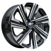 Alu kola Racing Line D1822, 15x5.5 4x100 ET45, černá + leštění