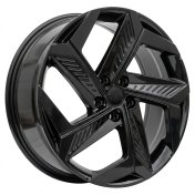 Alu kola Racing Line D1926, 19x7.5 5x114.3 ET51, černá lesklá