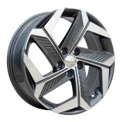 Alu kola Racing Line D1926, 18x7.5 5x114.3 ET51, šedivá + leštění