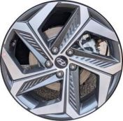 Alu kola Racing Line D1926, 18x7.5 5x114.3 ET51, šedivá + leštění