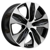 Alu kola Racing Line D2054, 18x8 5x114.3 ET35, černá + leštění