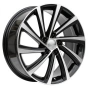 Alu kola Racing Line D2403, 19x8 5x112 ET45, černá + leštění