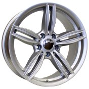 Alu kola Racing Line E493, 18x9 5x120 ET35, stříbrná