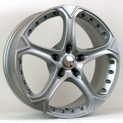 Alu kola Racing Line E911, 18x8 5x127 ET35, stříbrná