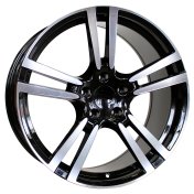 Alu kola Racing Line E946, 20x9.5 5x130 ET55, černá + leštění