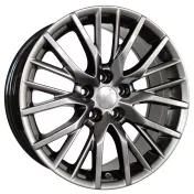 Alu kola Racing Line F0133, 17x7 5x114.3 ET35, titanová metalíza