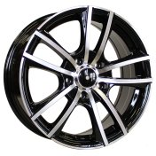 Alu kola Racing Line F20, 16x7 5x115 ET40, černá + leštění