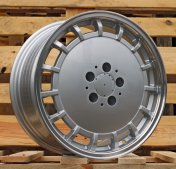 Alu kola Racing Line F3029, 17x9 5x112 ET30, stříbrná + leštěný límec