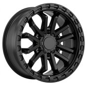 Alu kola Racing Line F3090, 17x8.5 6x139.7 ET10, saténová černá