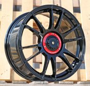 Alu kola Racing Line F7713, 17x7.5 10x100 ET40, černá lesklá