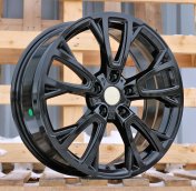 Alu kola Racing Line F8409, 18x7 5x112 ET45, stříbrná + černá lesklá