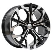 Alu kola Racing Line F9735, 19x8 5x112 ET27, černá + leštění