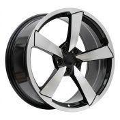 Alu kola Racing Line F9781, 19x8.5 5x112 ET40, černá + leštění