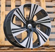 Alu kola Racing Line FB007, 22x10 5x112 ET20, černá + leštění