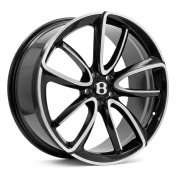 Alu kola Racing Line FB0493, 21x9.5 5x112 ET41, černá + leštění (zátěžová)