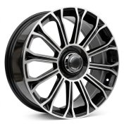 Alu kola Racing Line FBX003, 20x9.5 5x112 ET43, černá + leštění (zátěžová)