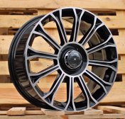 Alu kola Racing Line FBX003, 20x8.5 5x112 ET36, černá + leštění (zátěžová)