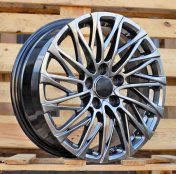 Alu kola Racing Line FBX048, 17x7 5x114.3 ET43, titanová metalíza
