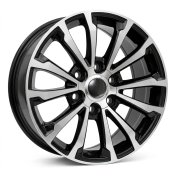 Alu kola Racing Line FBX075, 17x7.5 6x139.7 ET25, černá + leštění