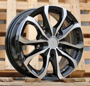 Alu kola Racing Line FBX079, 16x6.5 5x160 ET56, černá + leštění