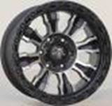 Alu kola Racing Line FBX087, 18x9 5x114.3 ET, černá matná + leštění