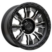 Alu kola Racing Line FBX087, 20x9 6x139.7 ET, černá matná + leštění