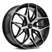Alu kola Racing Line FBX114, 17x7 5x112 ET40, černá + leštění