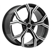 Alu kola Racing Line FBX201, 19x8.5 5x112 ET40, černá + leštění