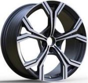Alu kola Racing Line FBX201, 20x9 5x112 ET30, černá + leštění