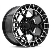 Alu kola Racing Line FBX229, 17x9 6x139.7 ET, černá + leštění